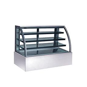 Low Temperature Glass Cake Vending Case See Through for Bakery
